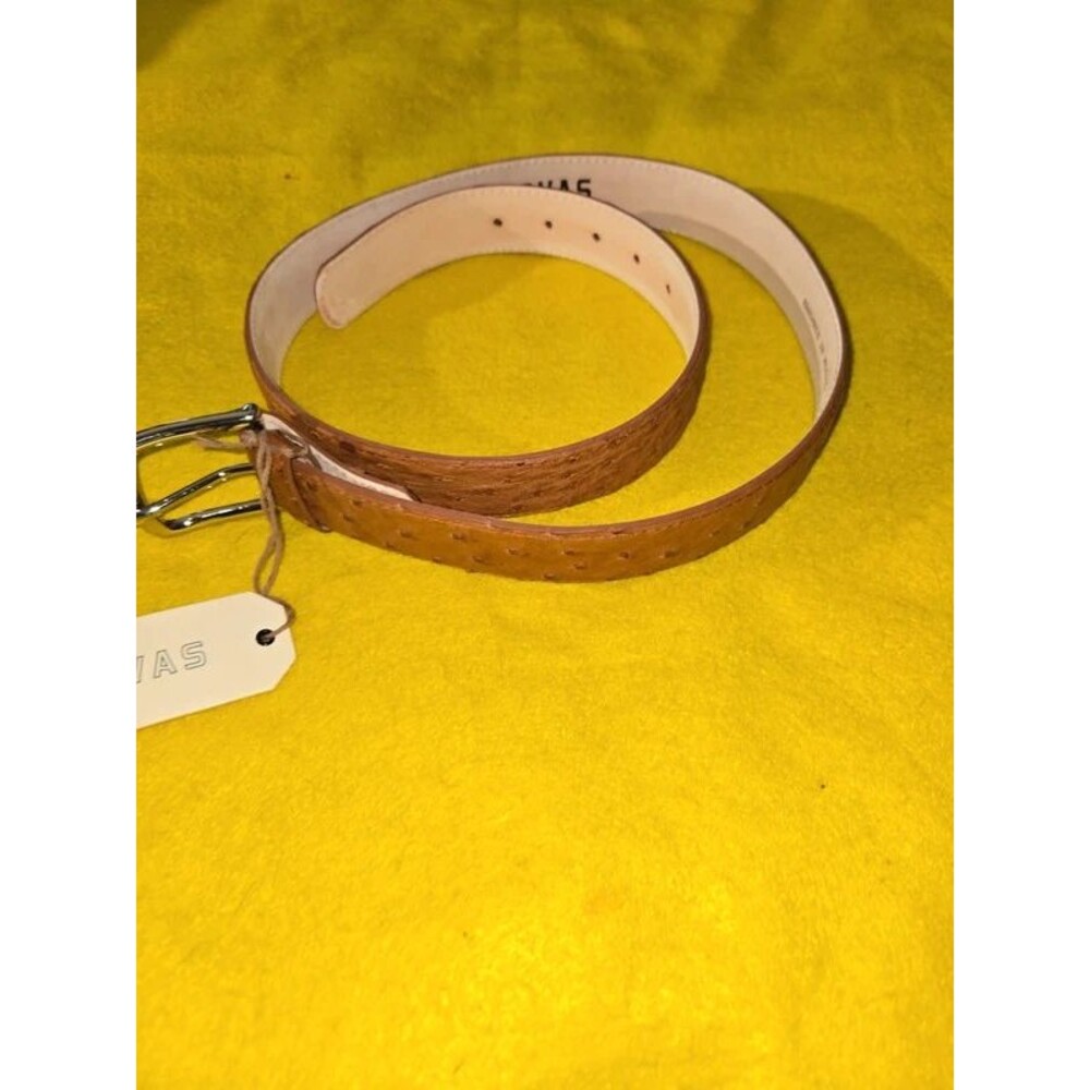 Tecovas Pecan Men's Ostrich Belt Sz 38 (LOC-46)